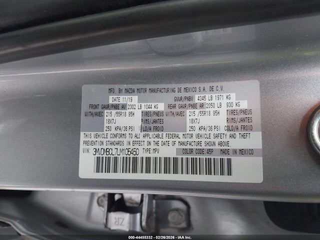 3MVDMBCL7LM105450 Mazda Cx-30 Select Package