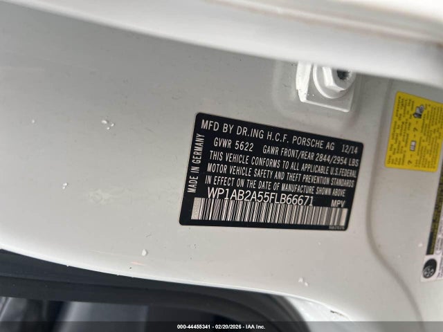 2015 PORSCHE MACAN WP1AB2A55FLB66671 Photo 8
