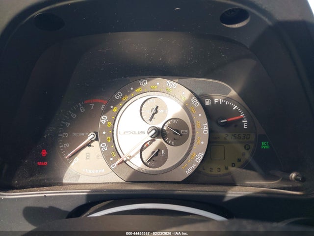 44455367 :رقم المزاد ، JTHBD192330075933 vin ، 2003 Lexus Is 300 مزاد بيع