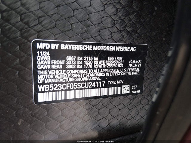2025 BMW IX WB523CF05SCU24117 Photo 8