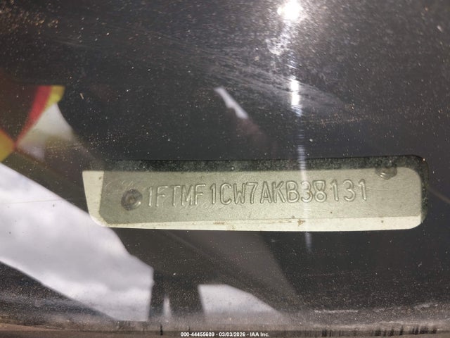2010 Ford F-150 Stx/xl/xlt მანქანა იყიდება აუქციონზე, vin: 1FTMF1CW7AKB38131, აუქციონის ნომერი: 44455609