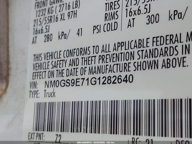 2016 FORD TRANSIT CONNECT NM0GS9E71G1282640 Photo 8