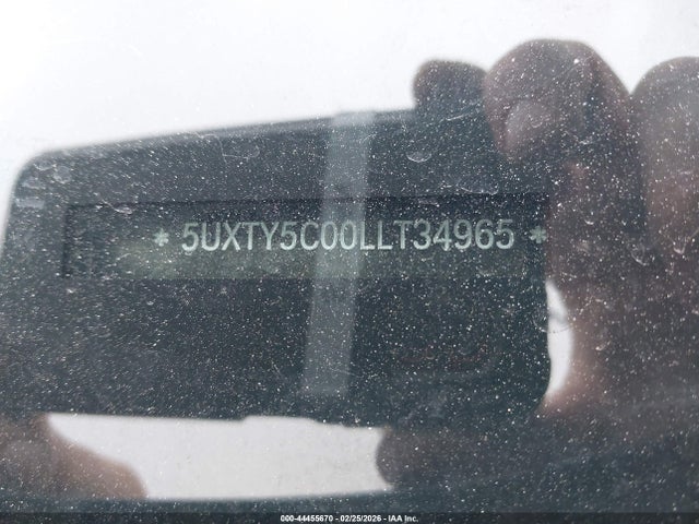 44455670 :رقم المزاد ، 5UXTY5C00LLT34965 vin ، 2020 Bmw X3 Xdrive30i مزاد بيع