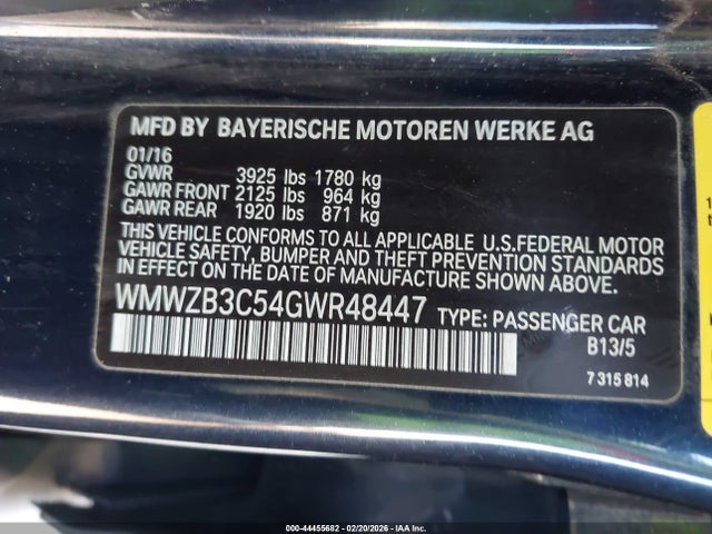 WMWZB3C54GWR48447 Mini Countryman Cooper