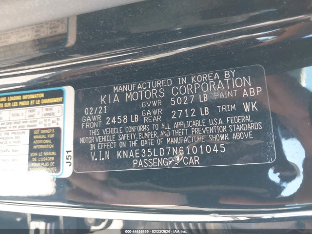 2022 KIA STINGER KNAE35LD7N6101045 Photo 8