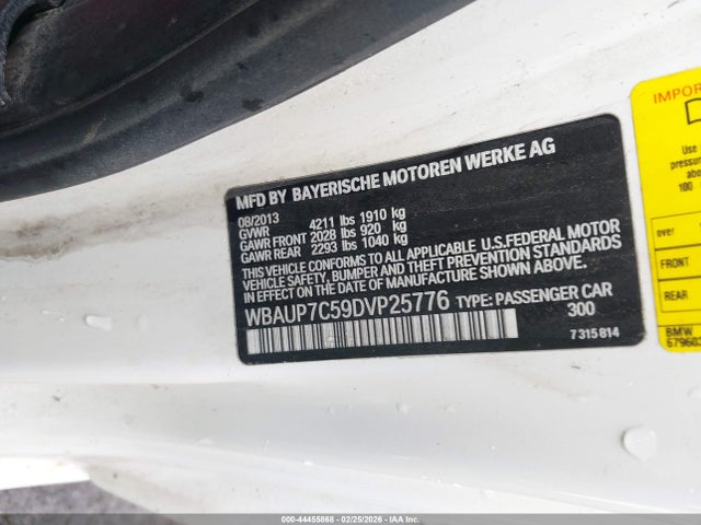 2013 BMW 128I WBAUP7C59DVP25776 Photo 8