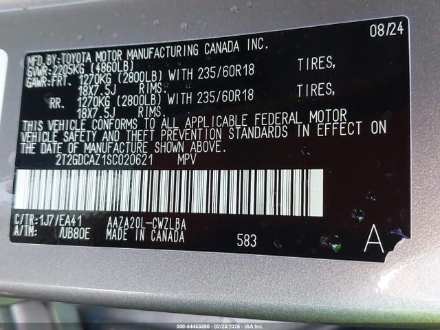 2025 LEXUS NX 250 2T2GDCAZ1SC020621 Photo 8