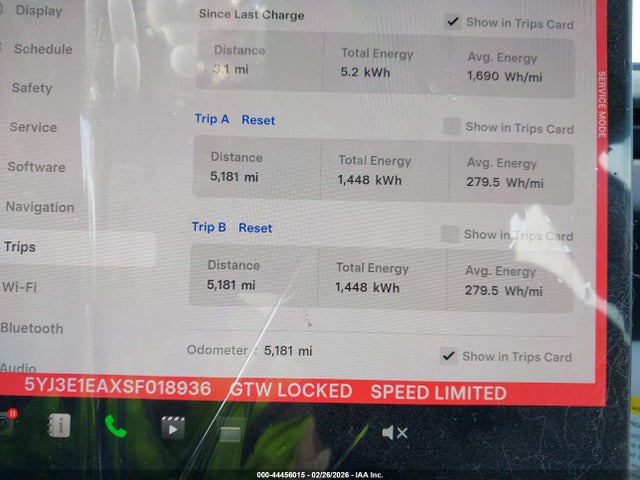 Продажа на аукционе авто 2025 Tesla Model 3 Long Range Rear-wheel Drive/standard Rear-wheel Drive, vin: 5YJ3E1EAXSF018936, номер лота: 44456015