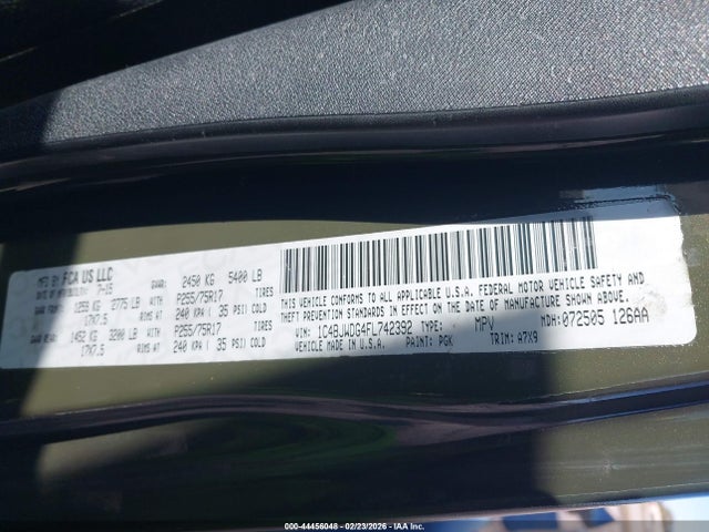 2015 JEEP WRANGLER UNLIMITED 1C4BJWDG4FL742392 Photo 8