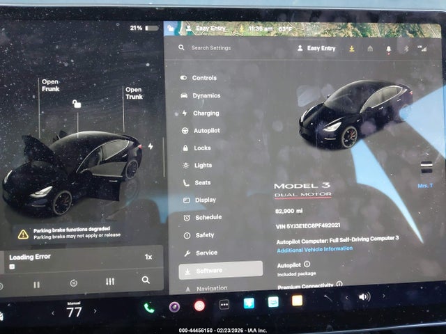 2023 TESLA MODEL 3 5YJ3E1EC6PF492021 Photo 6