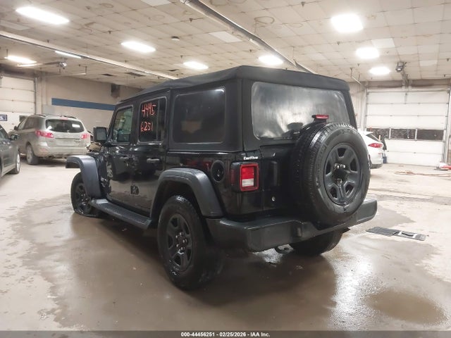 Aukcja sprzedaży 2018 Jeep Wrangler Unlimited Sport 4x4, vin: 1C4HJXDN2JW183530, numer aukcji: 44456251