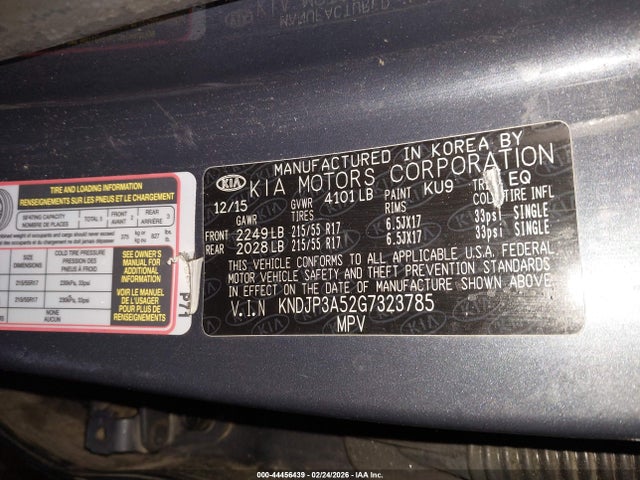 KNDJP3A52G7323785 KIA SOUL +