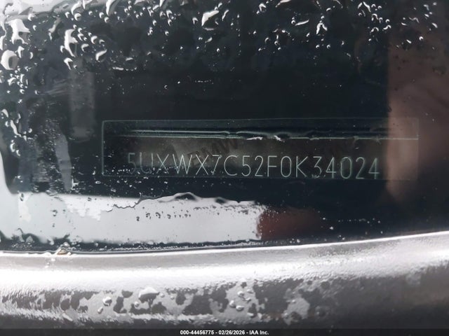 Продаж на аукціоні авто 2015 Bmw X3 Xdrive35i, vin: 5UXWX7C52F0K34024, номер лоту: 44456775