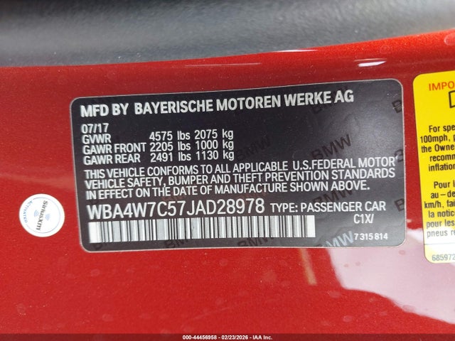 2018 BMW 440I WBA4W7C57JAD28978 Photo 8