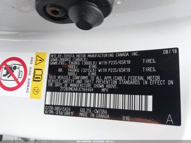 2018 LEXUS RX 350 2T2BZMCA8JC164464 Photo 8