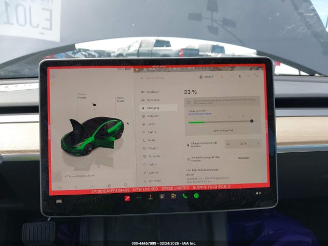 Tesla Model 3 Rear-wheel Drive 2023 5YJ3E1EA1PF406435 Image 17