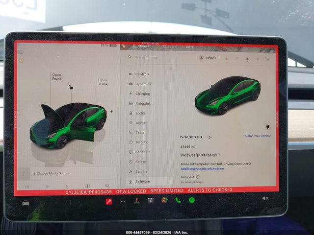 2023 TESLA MODEL 3 5YJ3E1EA1PF406435 Photo 6