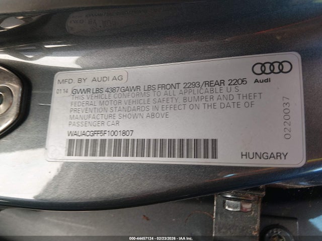 2015 AUDI A3 WAUACGFF5F1001807 Photo 8