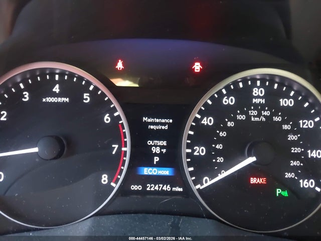 44457146 :رقم المزاد ، JTHBK1GG3E2087754 vin ، 2014 Lexus Es 350 مزاد بيع