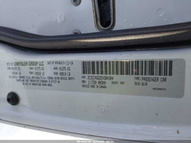 Продажа на аукционе авто 2014 Chrysler 300 300s, vin: 2C3CCAGG2EH384304, номер лота: 44457194