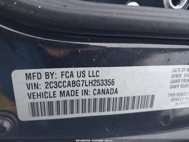 Продаж на аукціоні авто 2020 Chrysler 300 300s, vin: 2C3CCABG7LH253356, номер лоту: 44457289