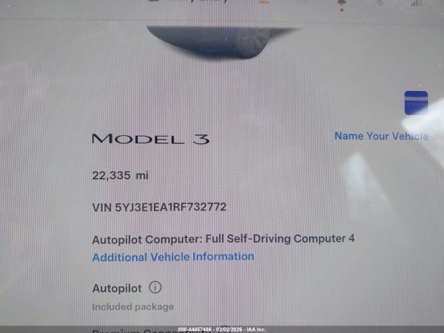 2024 TESLA MODEL 3 5YJ3E1EA1RF732772 Photo 6