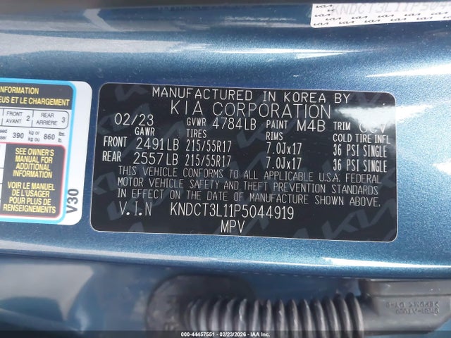 KIA Niro Ev Wave 2023 KNDCT3L11P5044919 Image 9