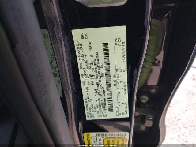 2020 FORD RANGER 1FTER4EH1LLA08533 Photo 8