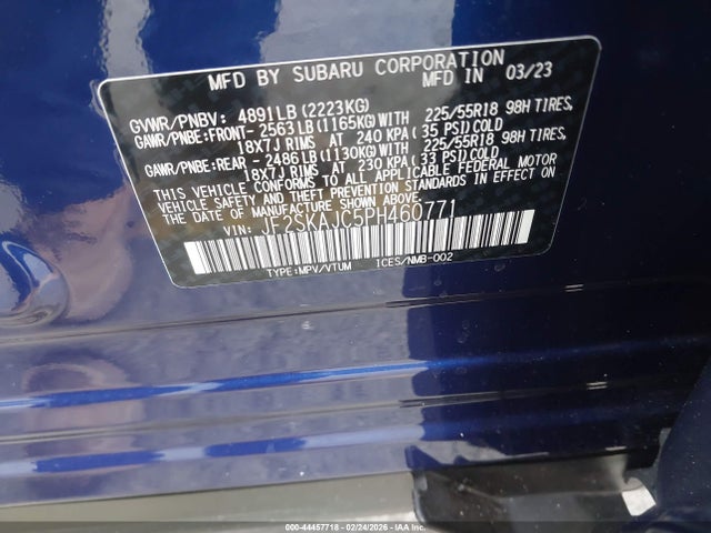 Subaru Forester Sport 2023 JF2SKAJC5PH460771 Image 9