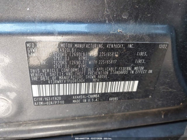 2023 TOYOTA RAV4 HYBRID 4T3RWRFV1PU085904 Photo 8