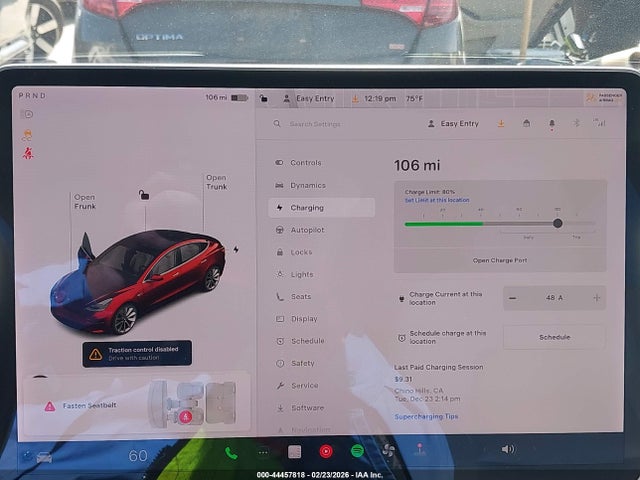 Aukcja sprzedaży 2018 Tesla Model 3 Long Range/performance, vin: 5YJ3E1EB9JF097619, numer aukcji: 44457818