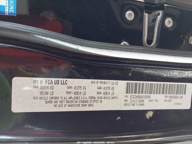Dodge Charger Se 2016 2C3CDXBG0GH165058 Image 9