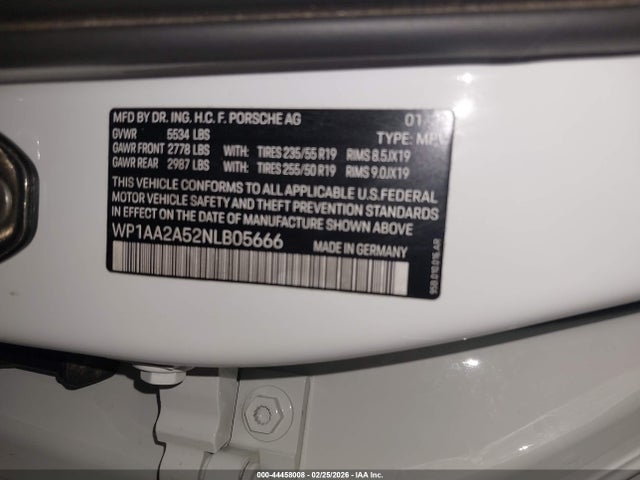 2022 PORSCHE MACAN WP1AA2A52NLB05666 Photo 8