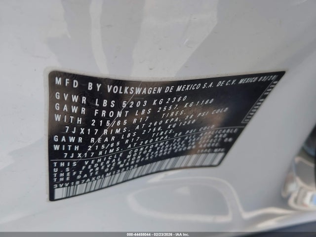 3VV1B7AX0LM132133 Volkswagen Tiguan 2.0t S