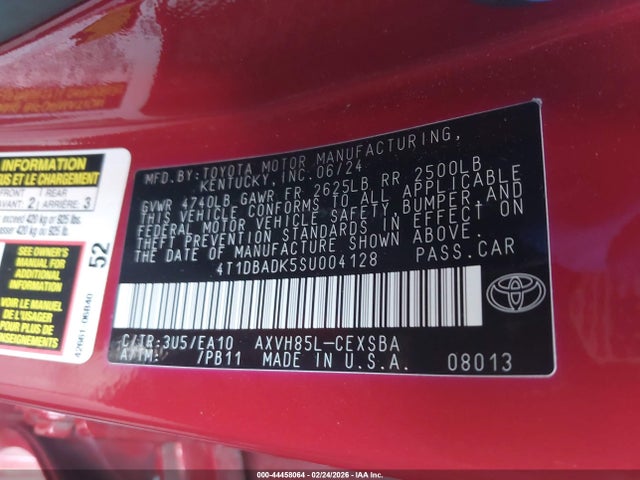 Toyota CAMRY SE 2025 4T1DBADK5SU004128 Image 9