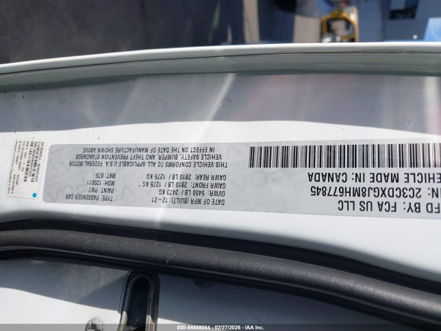 2021 DODGE CHARGER 2C3CDXGJ8MH677845 Photo 8