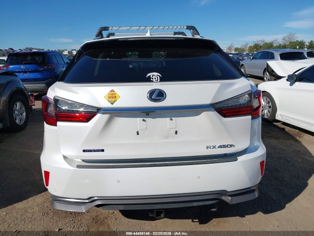 Aukcja sprzedaży 2017 Lexus Rx 450h, vin: 2T2BGMCA9HC012631, numer aukcji: 44458146