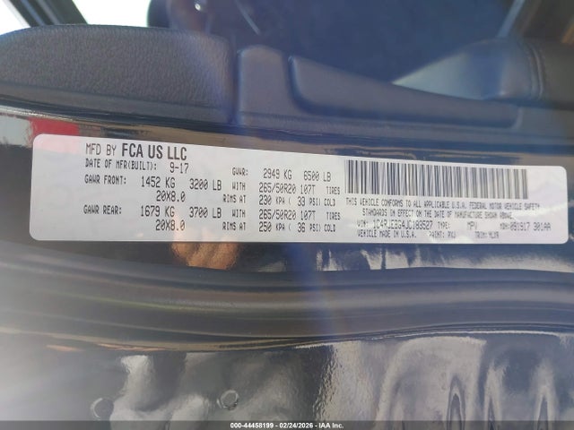 2018 JEEP GRAND CHEROKEE 1C4RJEBG4JC183527 Photo 8