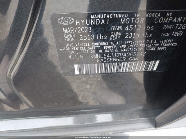KMHL54JJ7PA065943 Hyundai Sonata Hybrid Limited