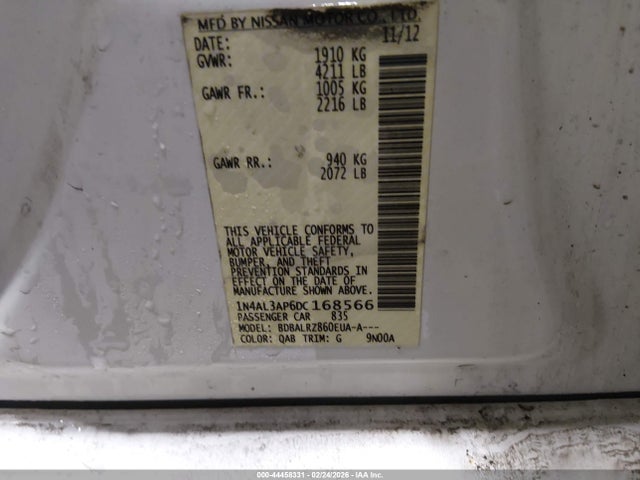 2013 NISSAN ALTIMA 1N4AL3AP6DC168566 Photo 8