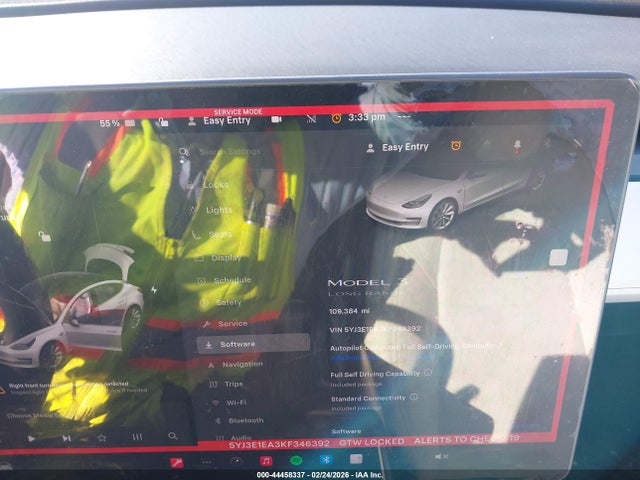 Aukcja sprzedaży 2019 Tesla Model 3 Long Range/mid Range/standard Range/standard Range Plus, vin: 5YJ3E1EA3KF346392, numer aukcji: 44458337