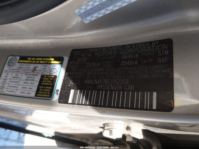KIA Cadenza Premium 2014 KNALN4D76E5152353 Image 9