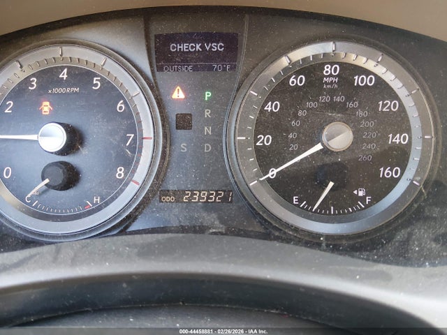 44458881 :رقم المزاد ، JTHBJ46G992331225 vin ، 2009 Lexus Es 350 مزاد بيع