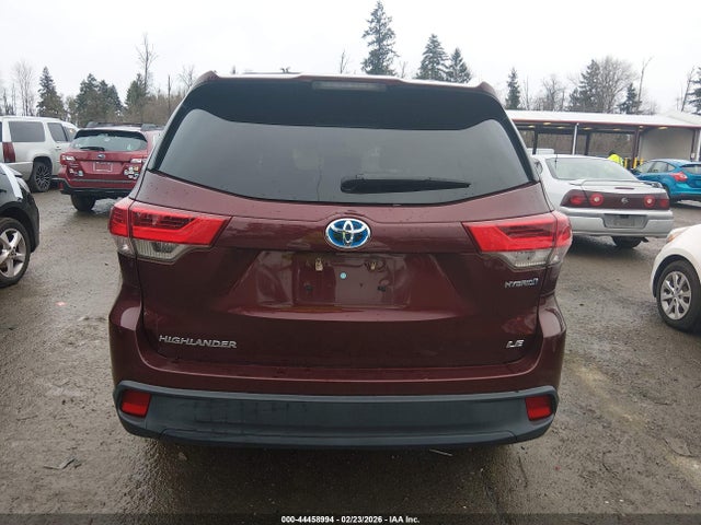 5TDBGRFH9HS026093 Toyota Highlander Hybrid Le