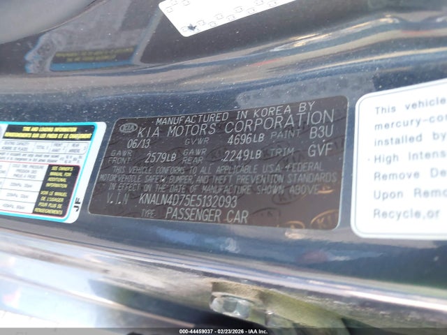 KIA Cadenza Premium 2014 KNALN4D75E5132093 Image 9