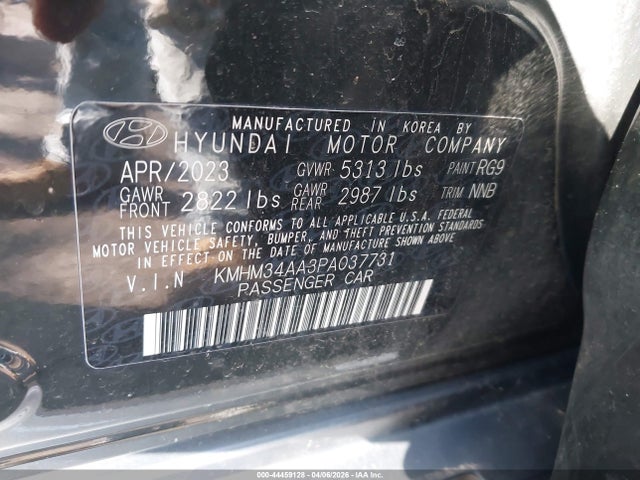 Hyundai Ioniq 6 Sel 2023 KMHM34AA3PA037731 Image 9