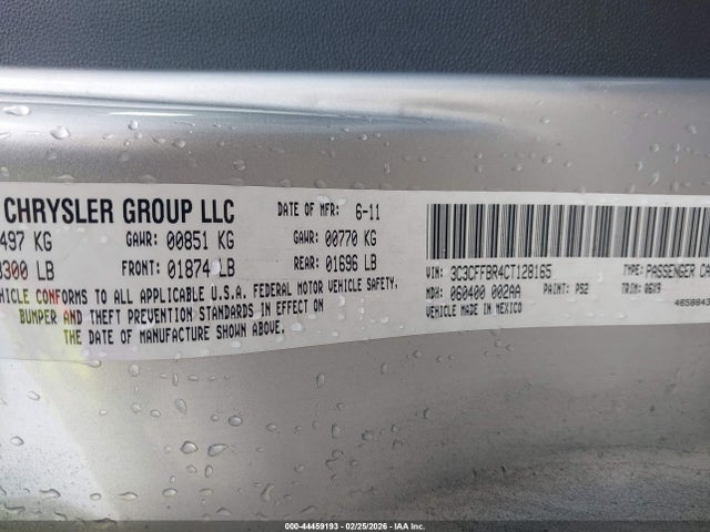 2012 FIAT 500 3C3CFFBR4CT128165 Photo 8