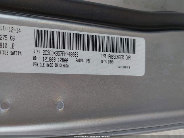 Dodge Charger Se 2015 2C3CDXBG7FH748063 Image 9