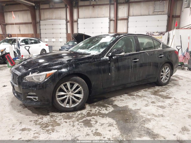 2014 Infiniti Q50 Premium მანქანა იყიდება აუქციონზე, vin: JN1BV7ARXEM689645, აუქციონის ნომერი: 44459468