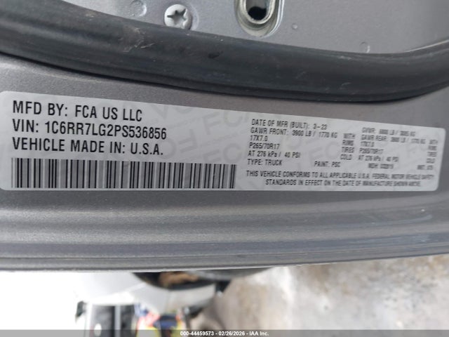 2023 RAM 1500 CLASSIC 1C6RR7LG2PS536856 Photo 8